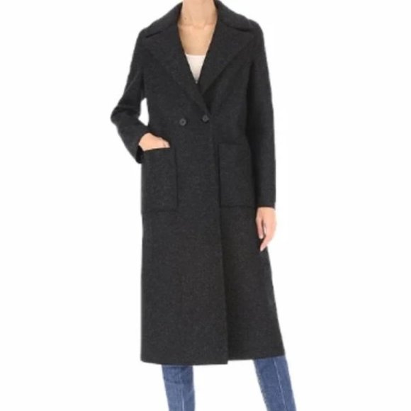 Harris Wharf London Virgin Wool Classic CocoonCoat S